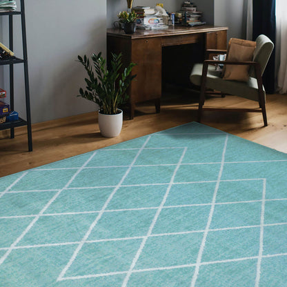 Maestro Berber Teal Contemporary Rug