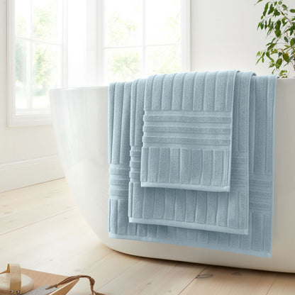 Bianca Hotel Towel Blue Towel and Sheet