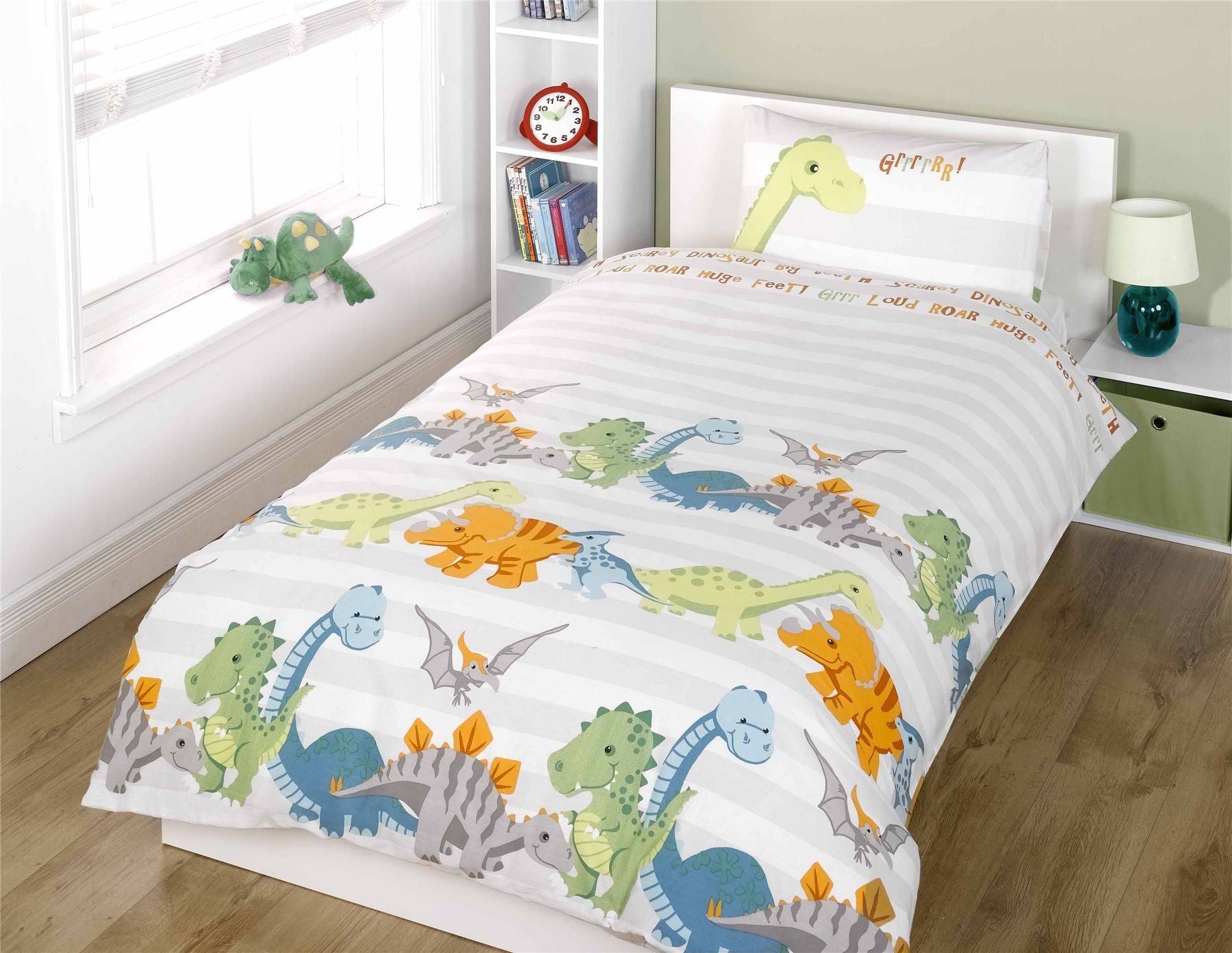 Dinosaur Natural Duvet Set