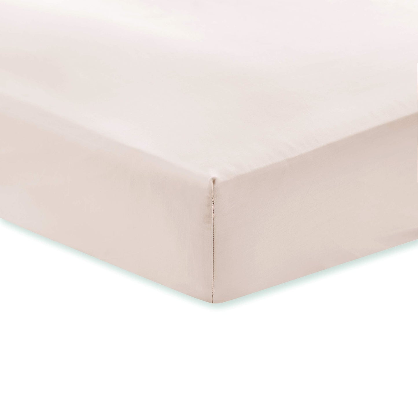 400TC Cotton Sateen Oyster Fitted Sheet