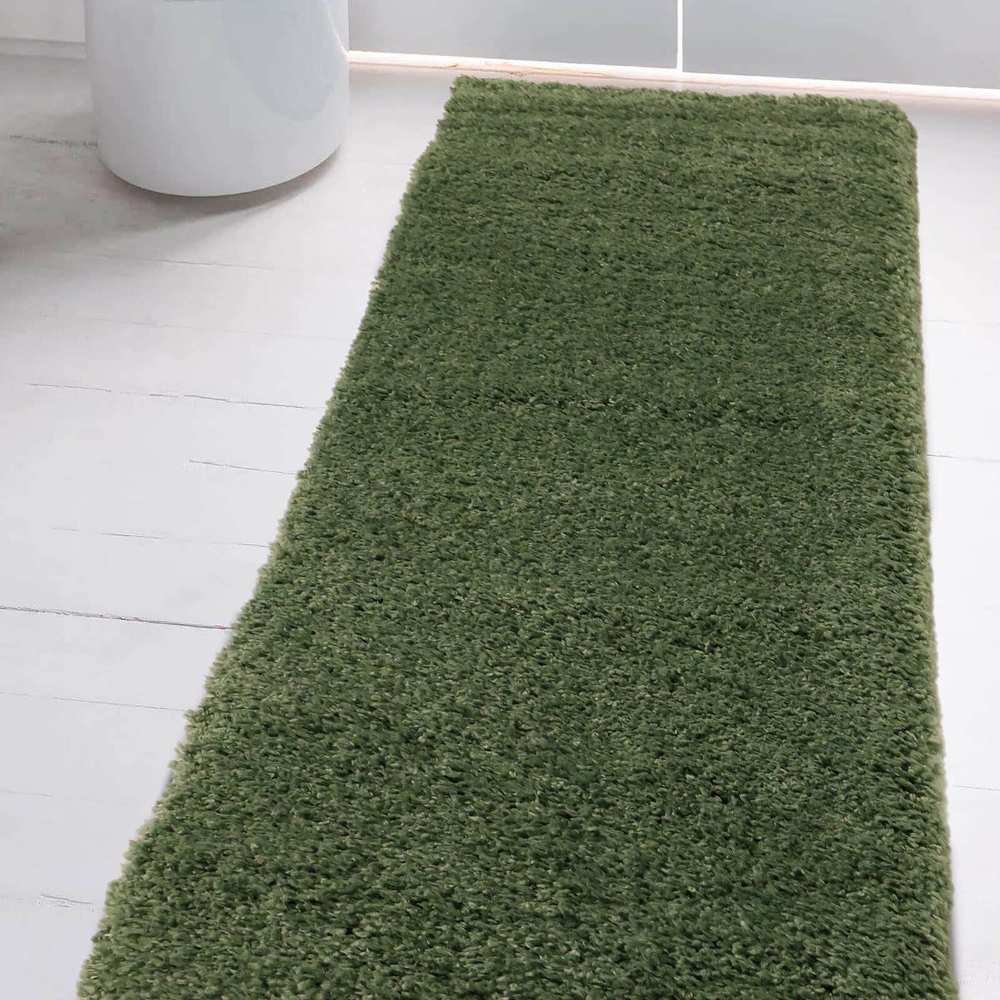 Jazz Shaggy Sage Plain Rug