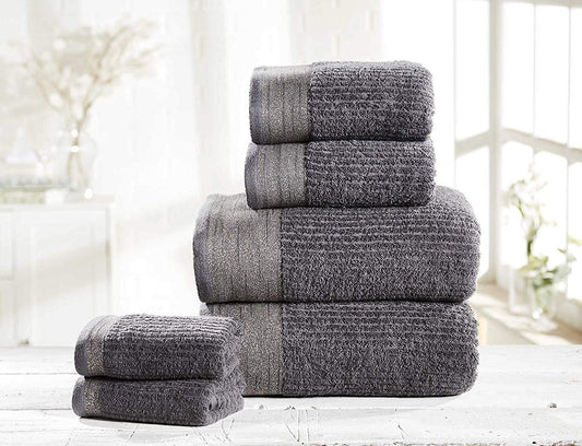 Mayfair Charcoal/Silver Towel Bale