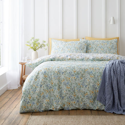 Bianca Ditsy Floral Green Duvet Cover Set