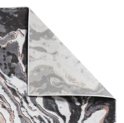 Apollo GR584 Grey/Rose Modern Rug
