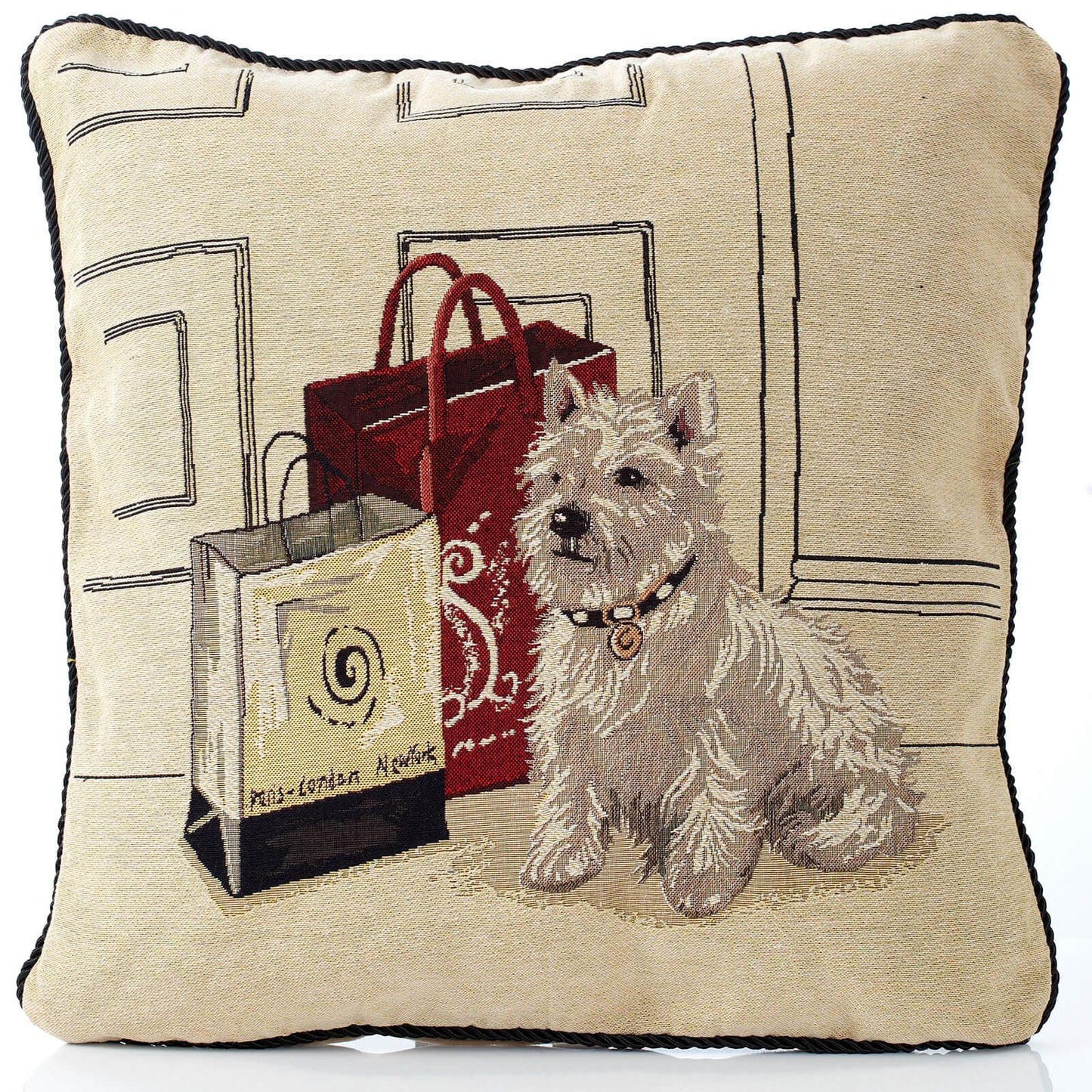 Tapestry Scotty Cushion Cover