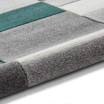 Matrix MT61 Grey/Green Modern Rug