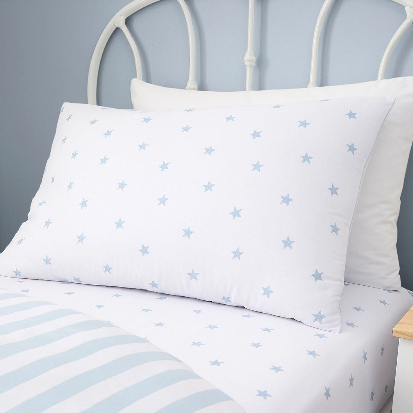 Bianca Mini Star & Stripes Blue Duvet Cover Set