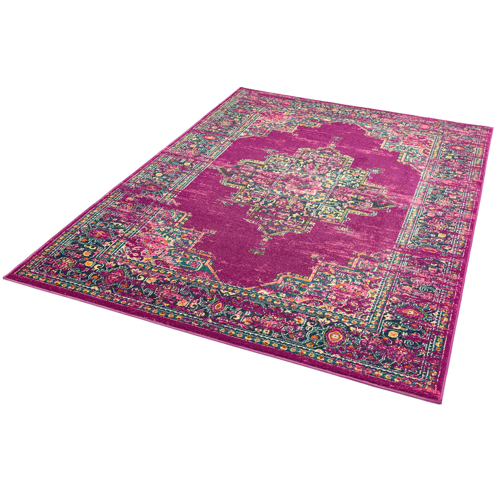 Asiatic Colt CL04 Medallion Fuchsia Rug