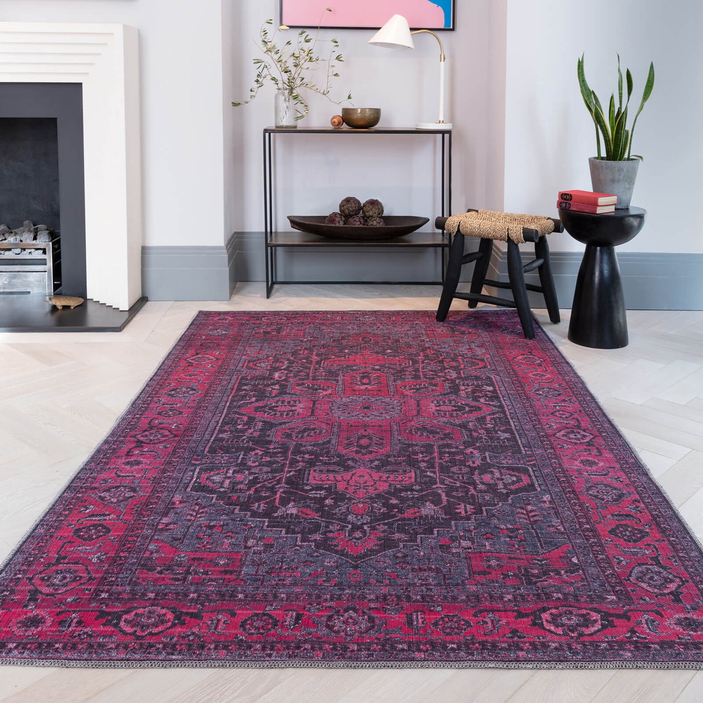 Asiatic Kaya Alya KY16 Pink Rug