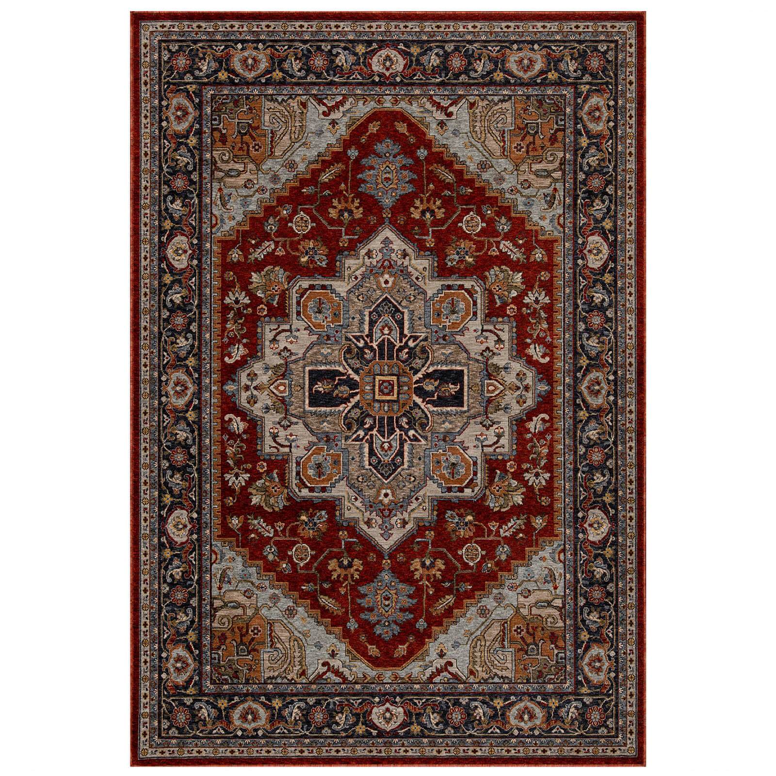 Oriental Weavers Sarouk 1144 R Red / Blue / Cream Rug