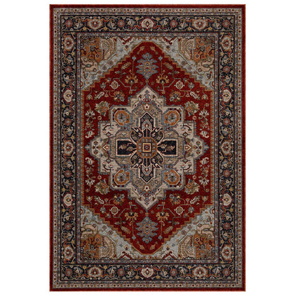 Oriental Weavers Sarouk 1144 R Red / Blue / Cream Rug