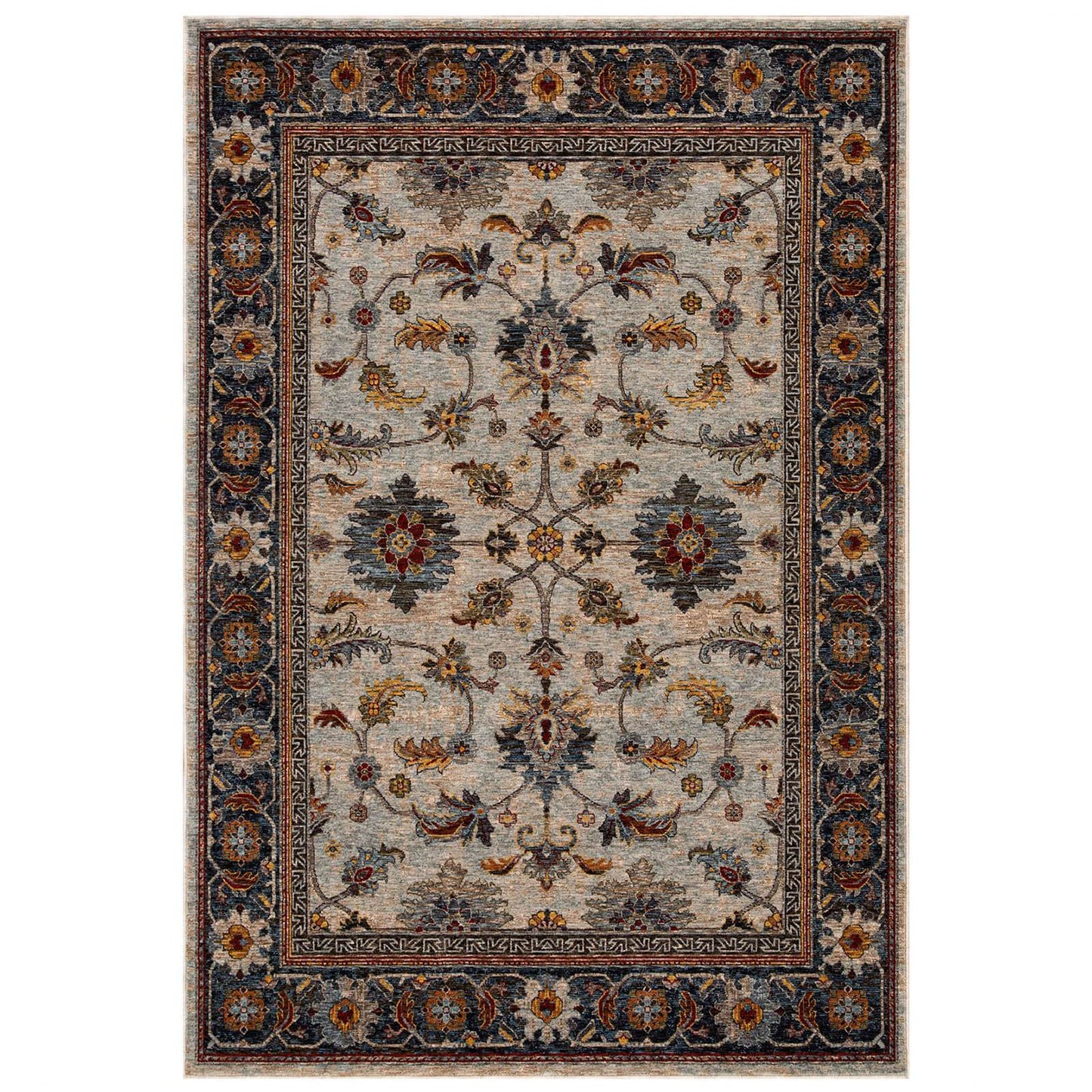 Oriental Weavers Sarouk 53 X Red / Blue / Cream Rug