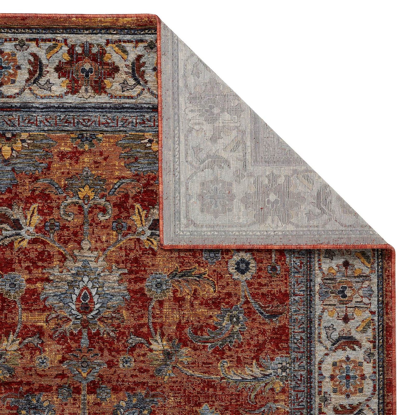 Oriental Weavers Sarouk 53 R Red / Blue / Cream Rug