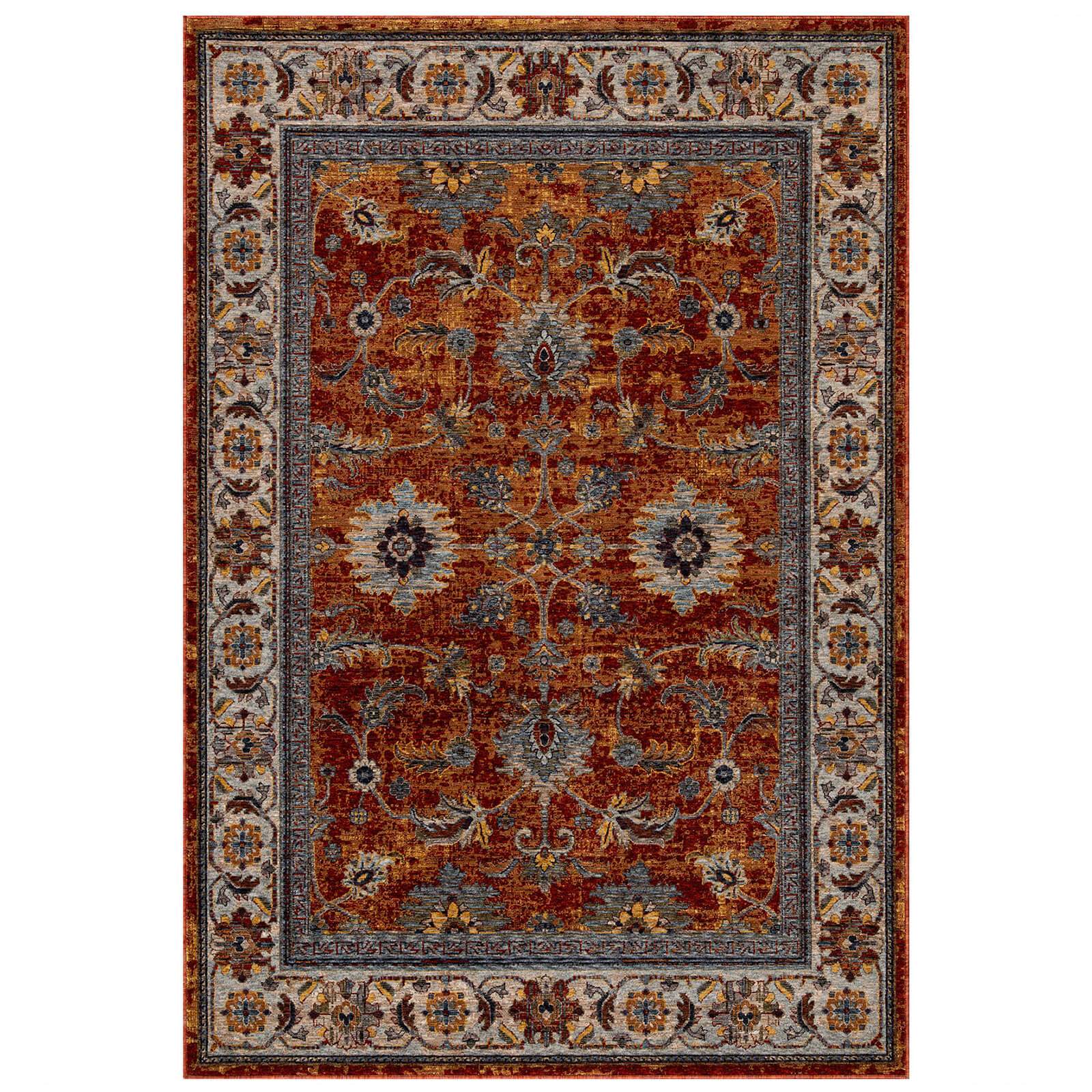 Oriental Weavers Sarouk 53 R Red / Blue / Cream Rug