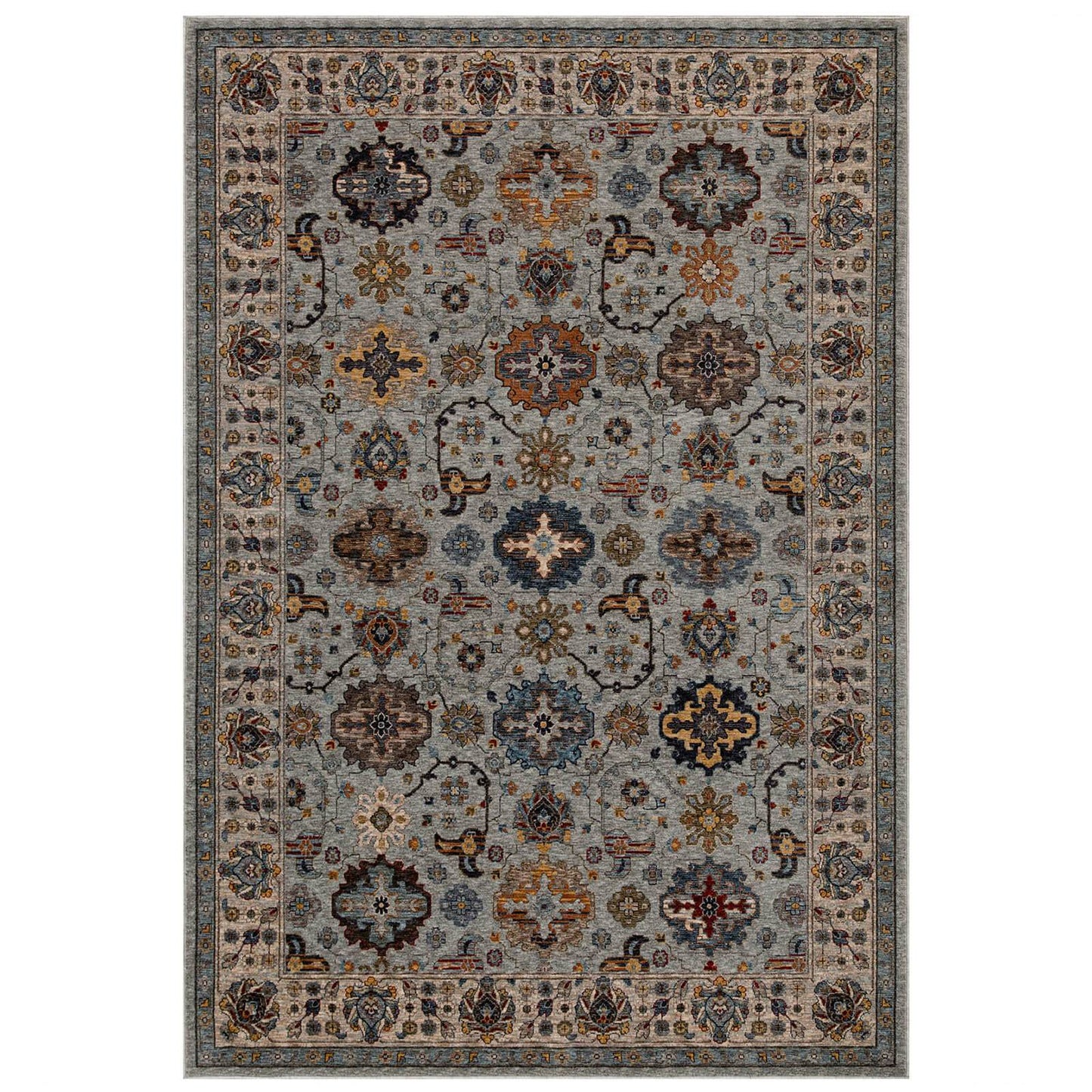 Oriental Weavers Sarouk 561 W Red / Blue / Cream Rug