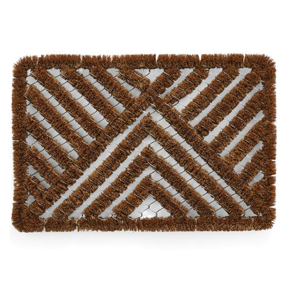 Coir Wire Scraper Mat Rug - 40 x 60