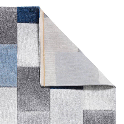 Think Rugs Brooklyn 21830 Grey / Blue Rug