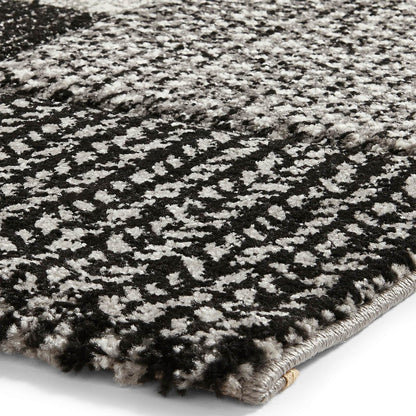 Think Rugs Brooklyn 21830 Grey / Black Rug