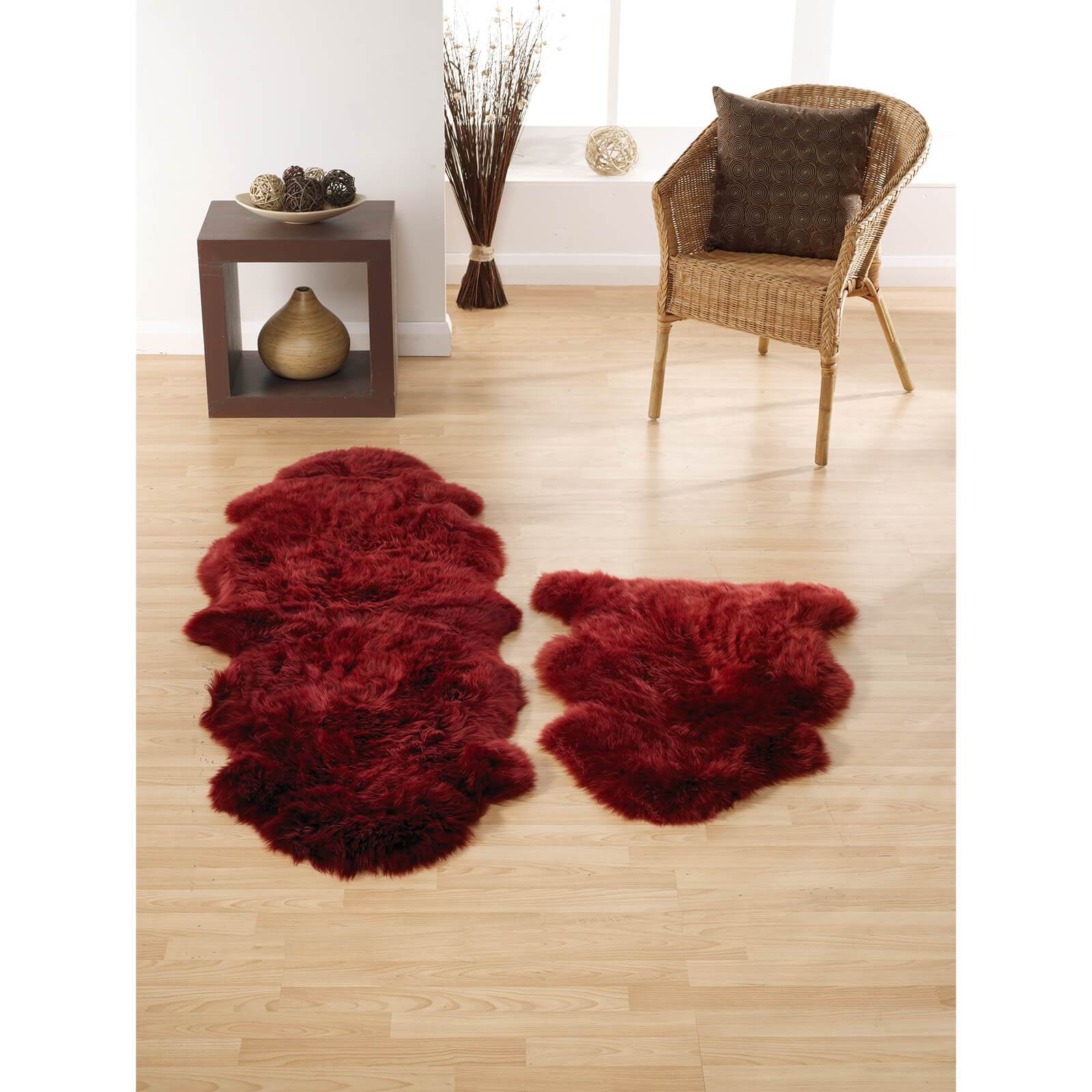 Origins Genuine Sheepskin Berry Rug