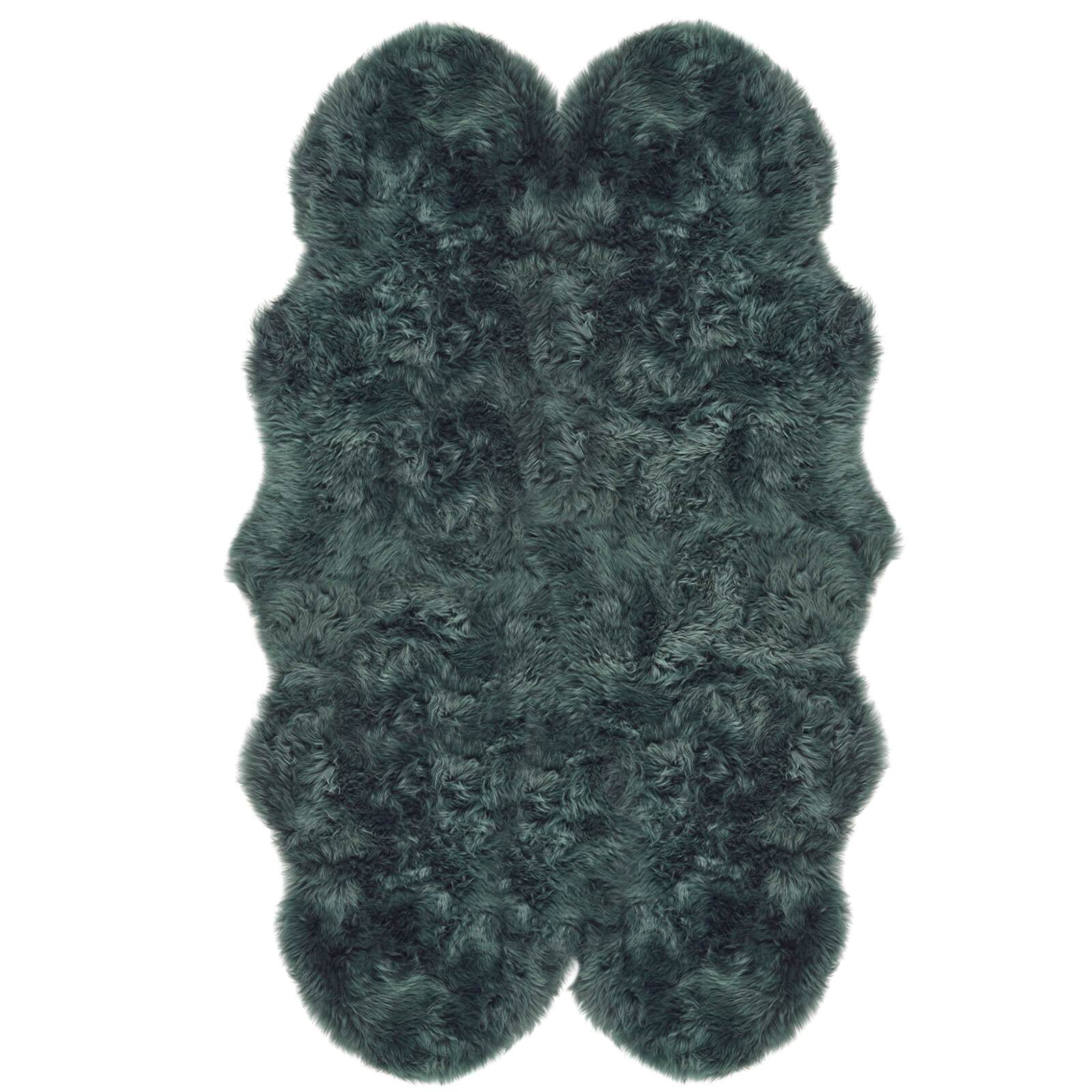 Origins Genuine Sheepskin Forest Green Rug