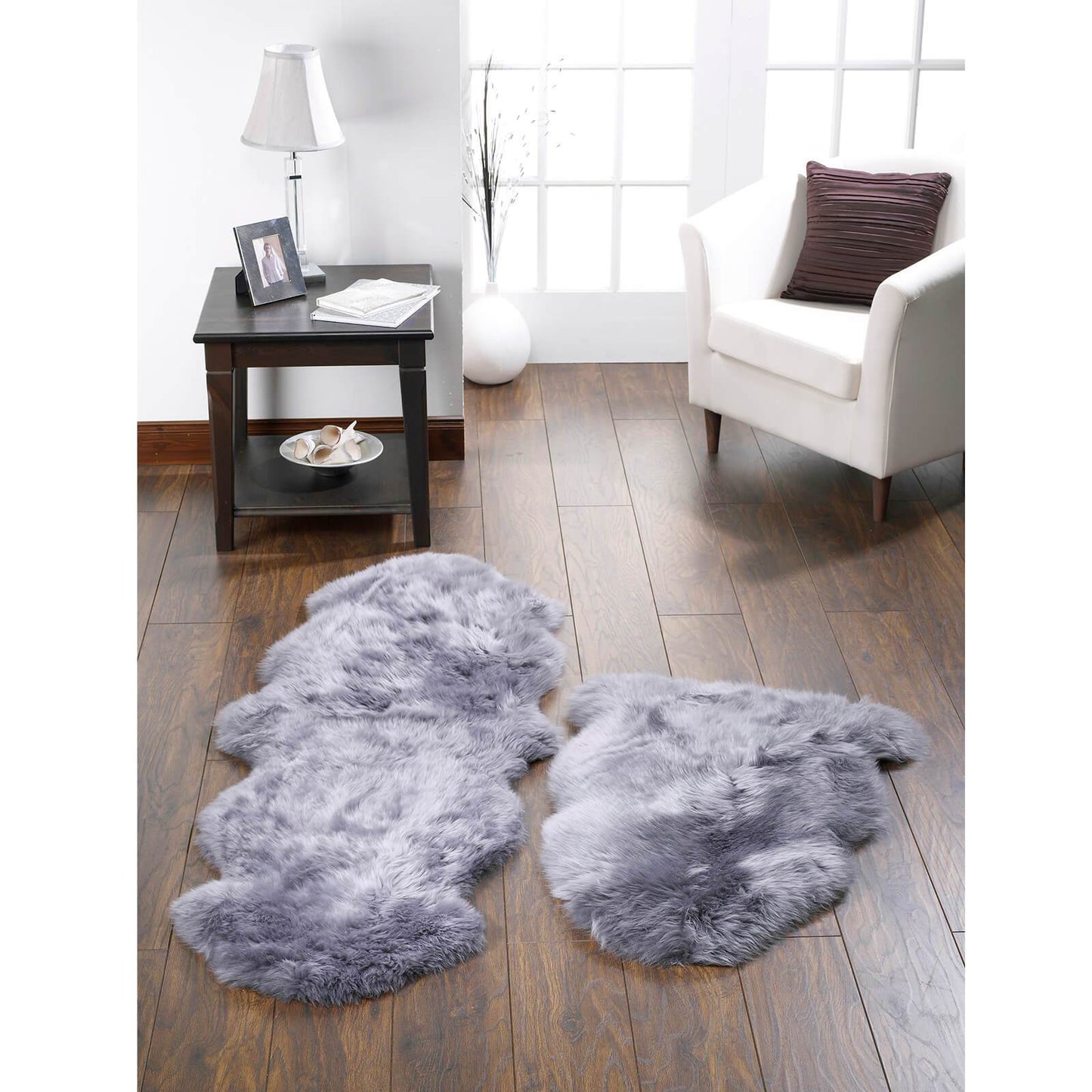 Origins Genuine Sheepskin Grey Rug