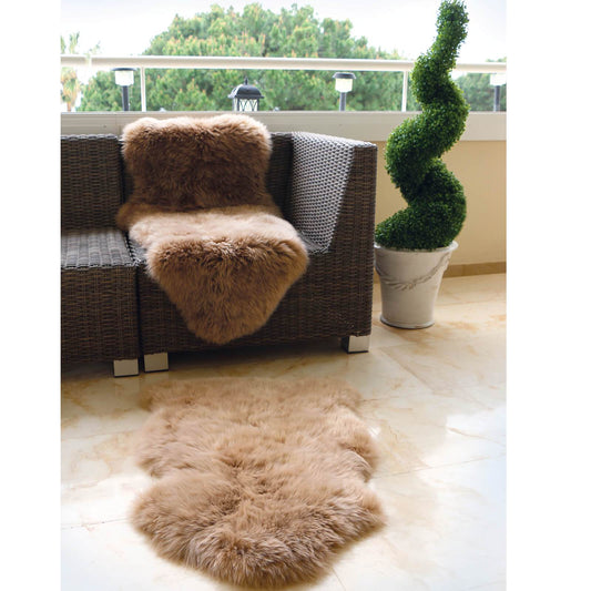 Origins Genuine Sheepskin Mink Rug