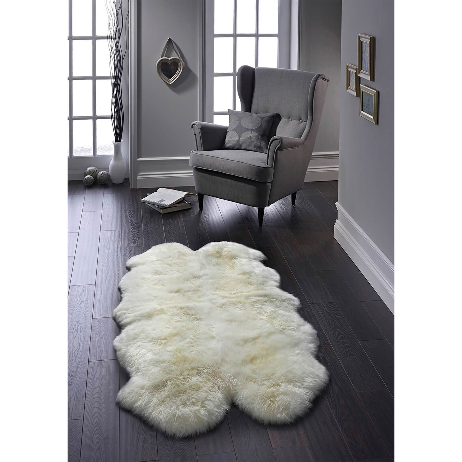 Genuine Sheepskin Natural Shaggy Rugs – Home Linen Store