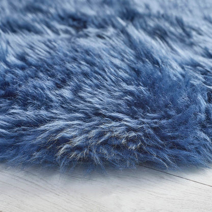 Origins Genuine Sheepskin Navy Rug