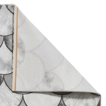 Think Rugs Craft 23361 Grey / Silver Rug