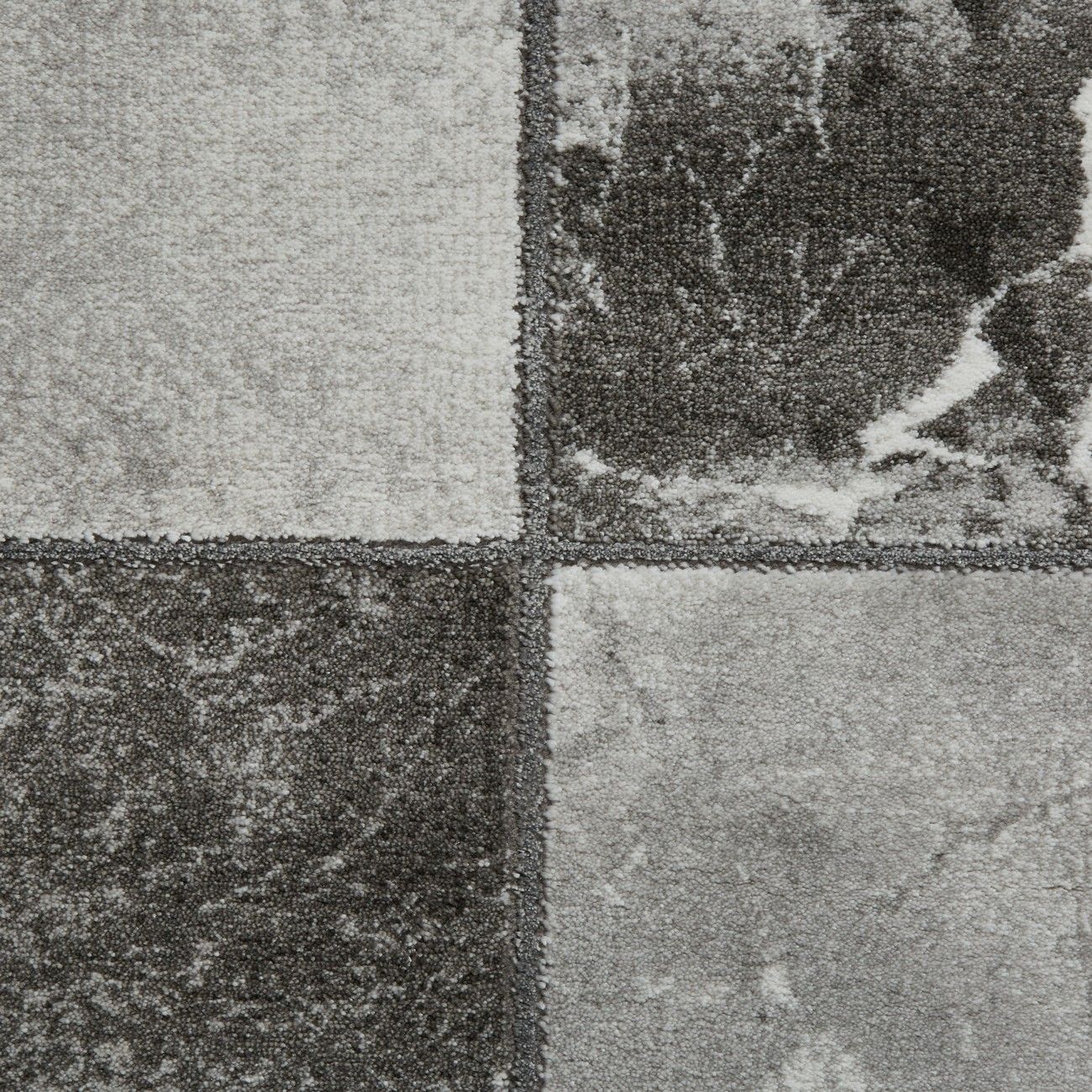 Craft 23495 Grey and Silver Abstract Rugs