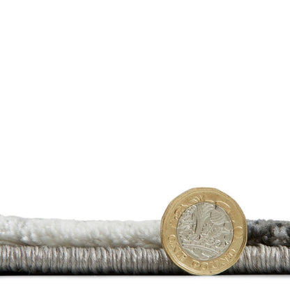 Craft 23495 Grey and Silver Abstract Rugs