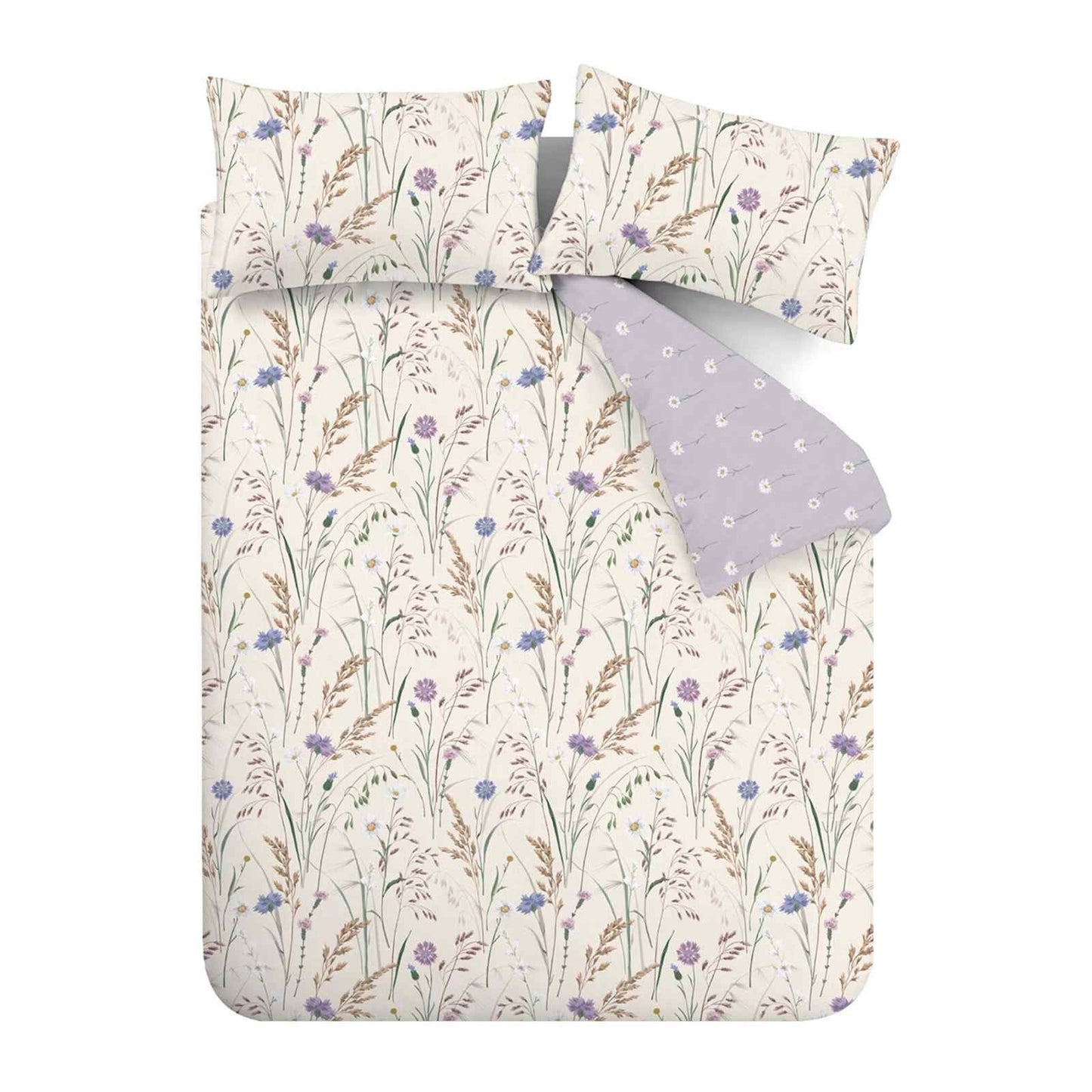 Grasmere Floral Lilac Duvet Cover Set