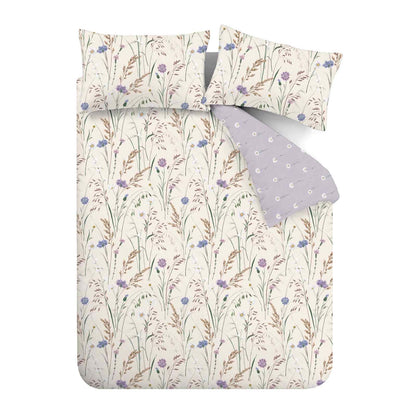 Grasmere Floral Lilac Duvet Cover Set