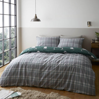 Stag Green Duvet Set