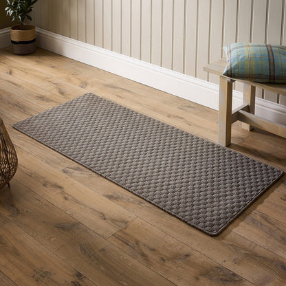 My Mat Sculptured Washable Honeycomb Mink Rug