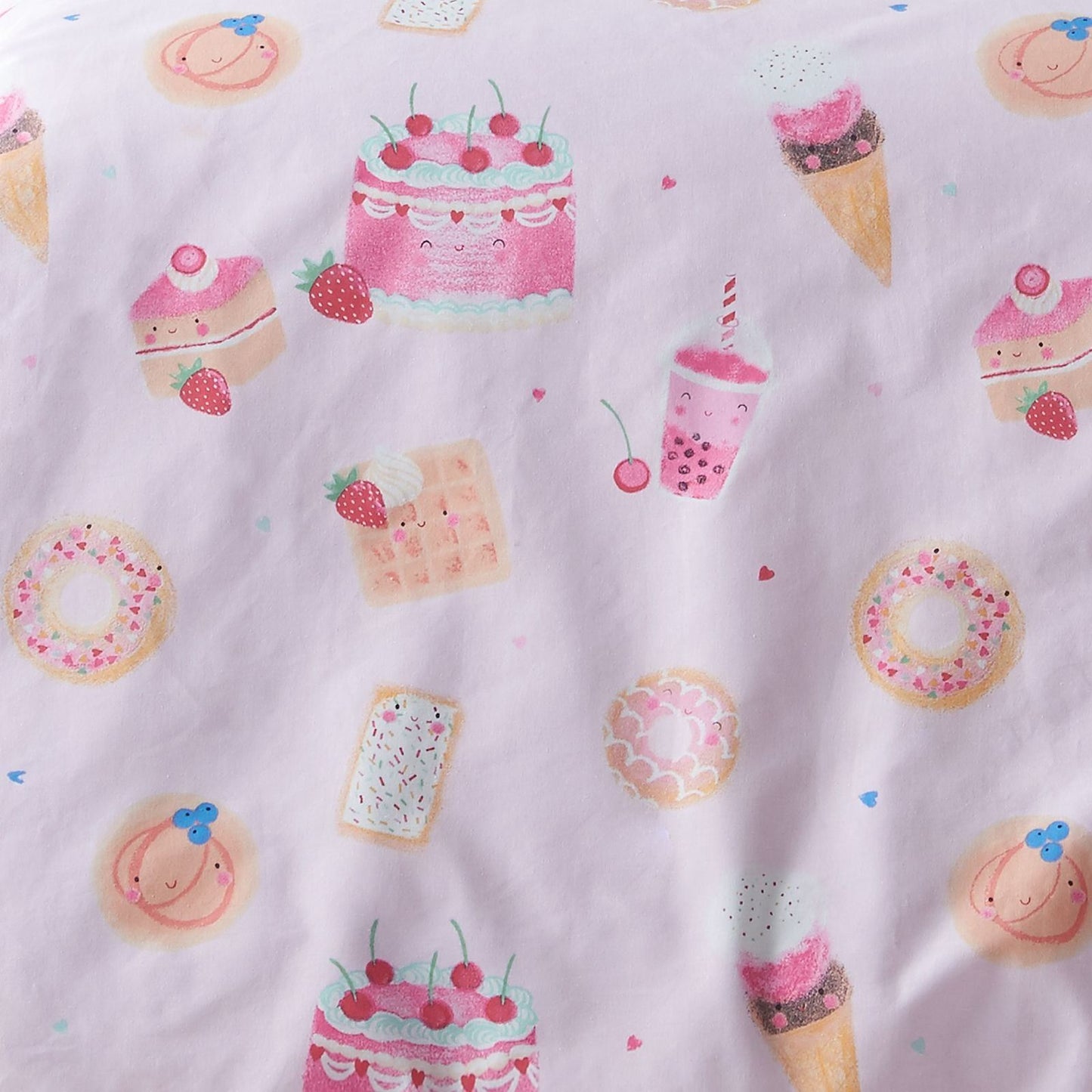 Catherine Lansfield Sweet Treats Pink Fitted Sheet