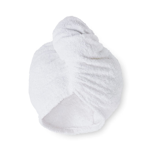 Quick Dry Turbie White Head Towel