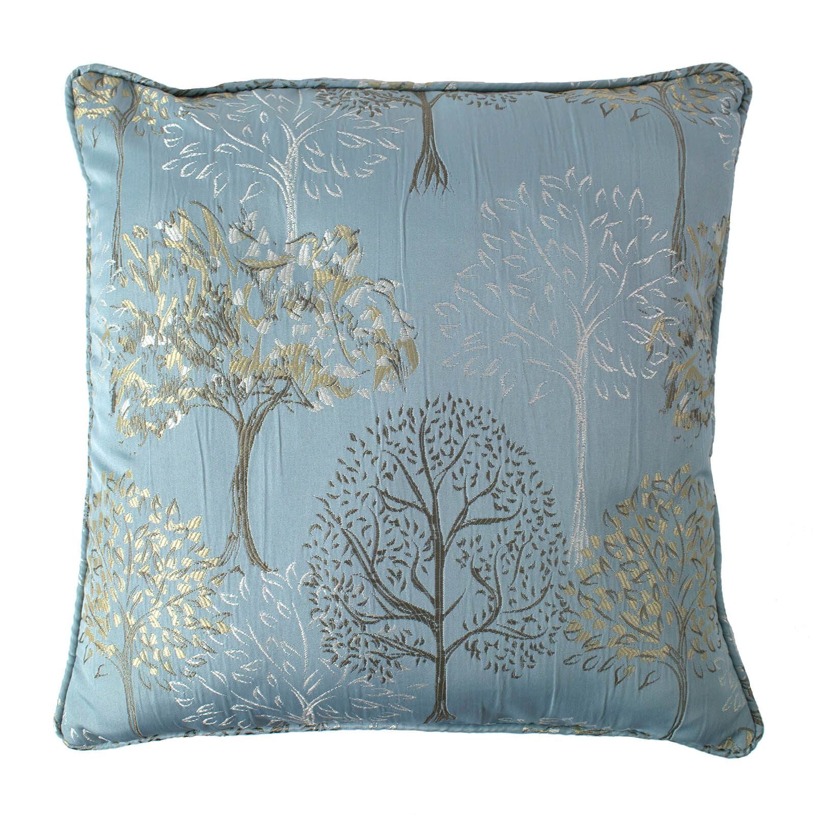 Arden Floral Duck Egg Cushion Cover