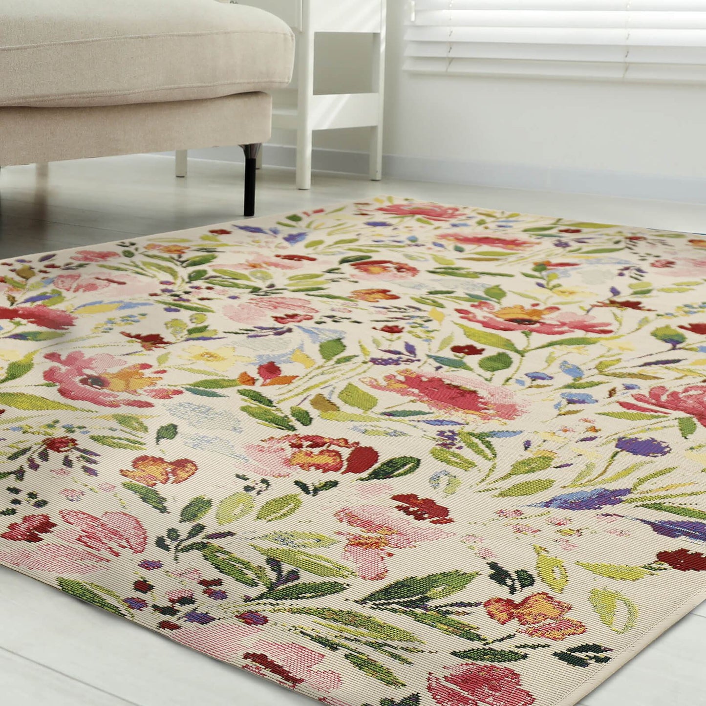 Tropicana Meadow Floral Multi Rug