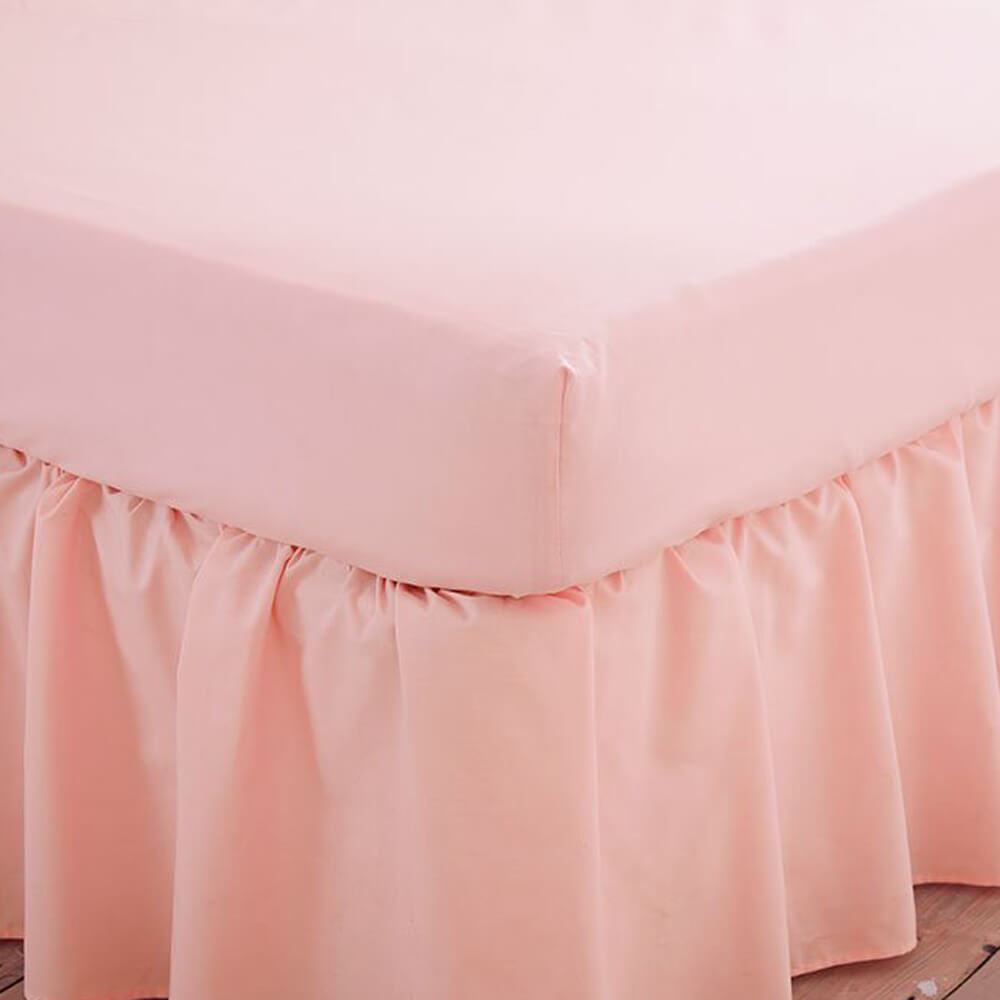 Poetry Peach Fitted Sheet