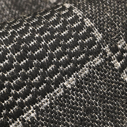 Flatweave Gel Check New Black Rug