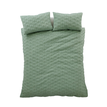 Pineapple Elephant Tamba Leaf Green Duvet Cover Set