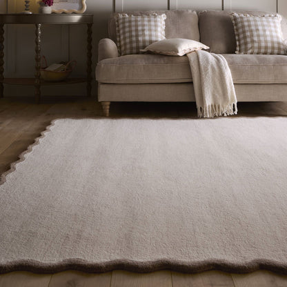Origins Scalloped Elsie Natural/Brown Rug