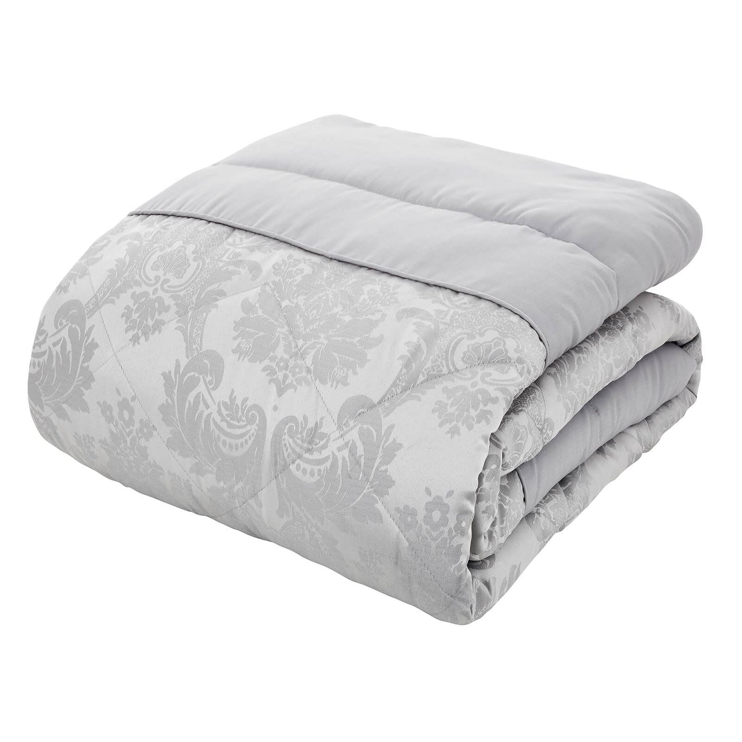 Damask Silver Bedspread