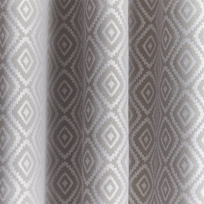 Asha Grey Eyelet Curtains