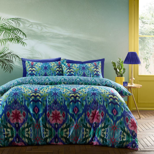 Matthew Williamson Ikat Blue Duvet Cover Set