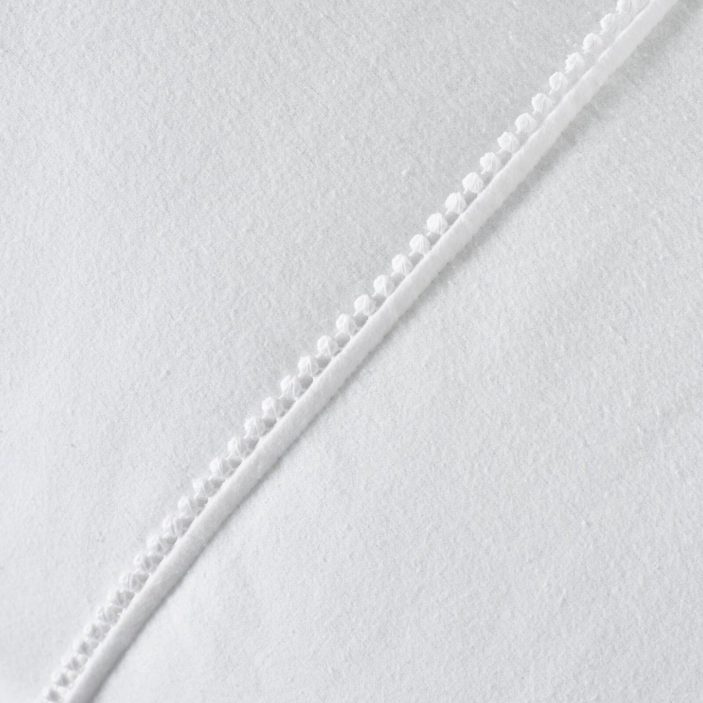 Catherine Lansfield Pom Pom Cotton Bedding Duvet Cover Set White