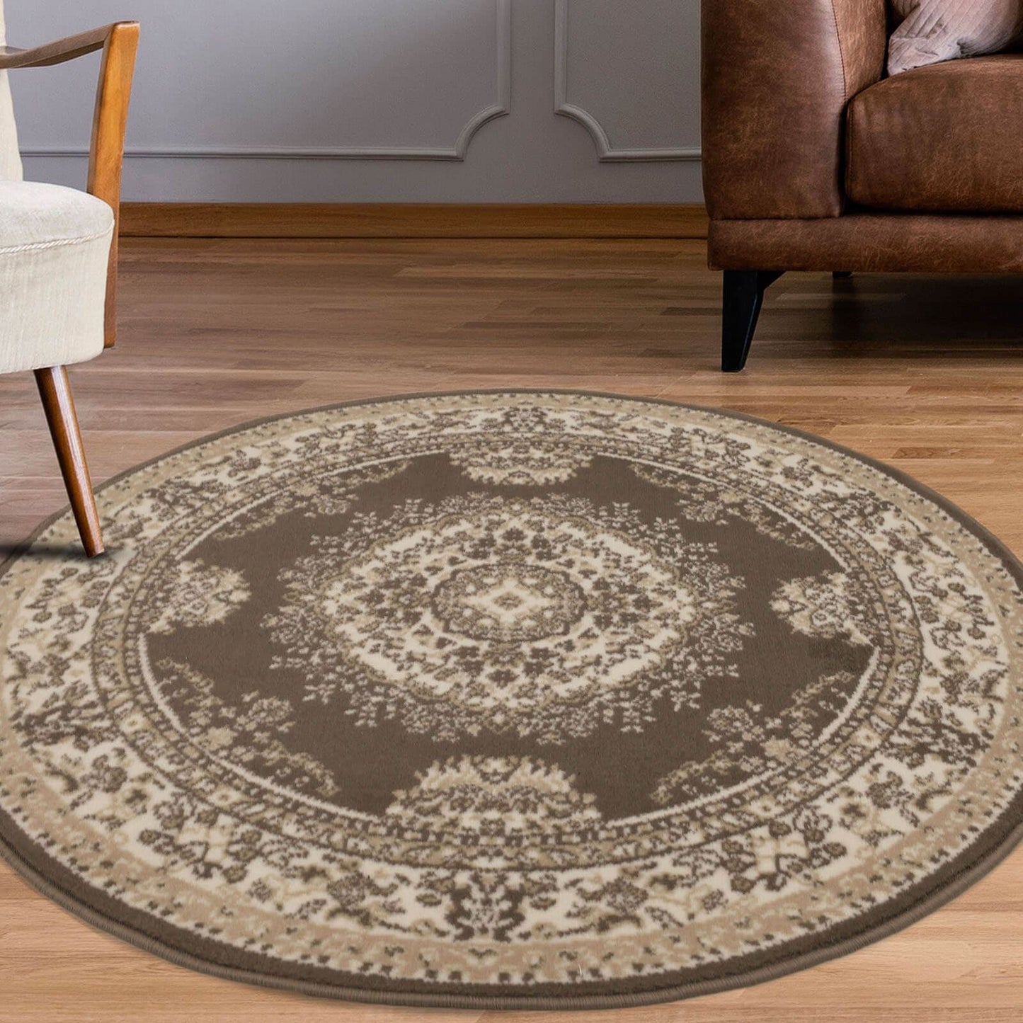 Maestro Taupe Traditional Rug
