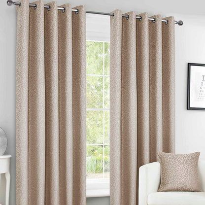 Sahara Natural Eyelet Curtains