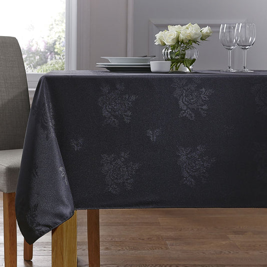 Cezanne Black Rose Tablecloths